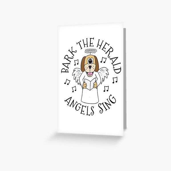 Artikel-Vorschau von Bark The Herald Angels Sing, Weihnachtskrippe Hund, designt und verkauft von doodlerob.