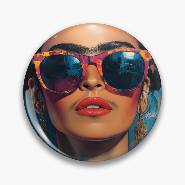 Item preview, Modern Pop Art Portrait of Frida Kahlo with Sunglasses designed and sold by Guesso.