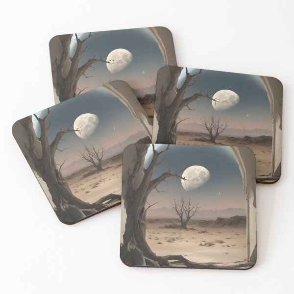 Item preview, Mystical, Abandoned Home on Desert and Moon - 02 designed and sold by kjp-design.
