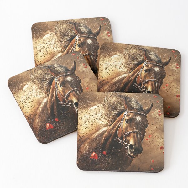 Item preview, Horse galloping fast through desert - Animal photo designed and sold by TheArtistOf2022.