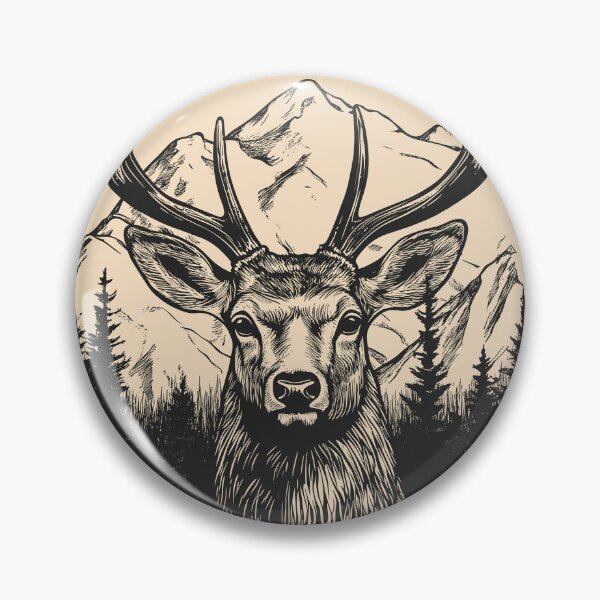 Item preview, Deer head designed and sold by shafranietz.