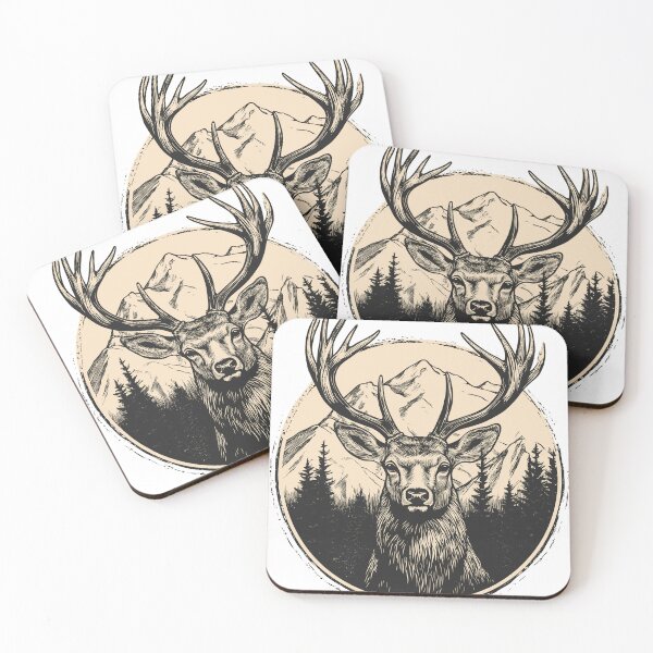 Item preview, Deer head designed and sold by shafranietz.