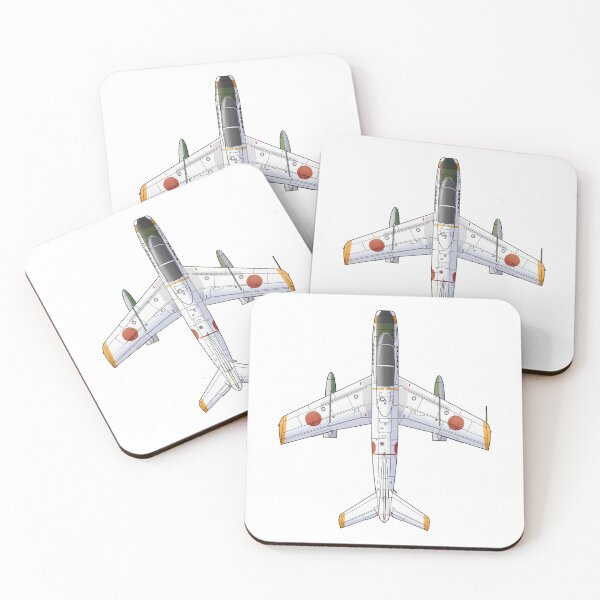 Item preview, JASDF T-1A "HATSUTAKA" Trainer Aircraft EARLY HD 4C Illustration designed and sold by MIL-ART-JPN.