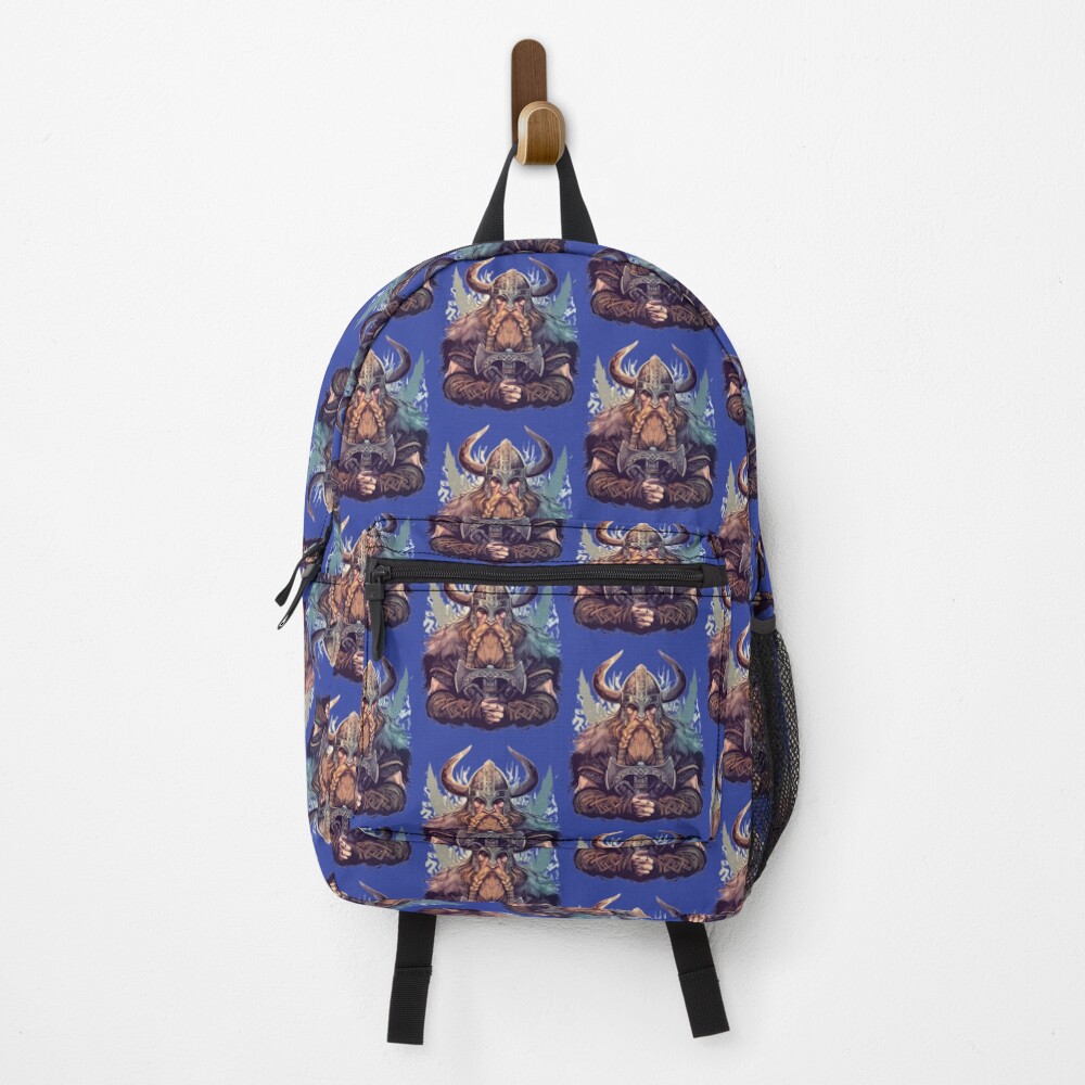 Vista previa del artículo con la obra «Mochila», diseñado y vendido por Stickerlot.