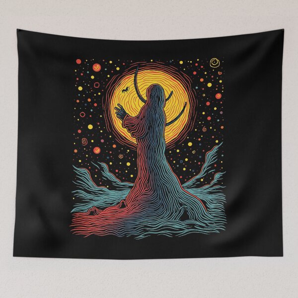 Item preview, Unveil the Darkness: Macabre Collection - Spider Moon designed and sold by FunnyFarmDesign.