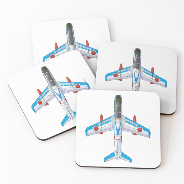 Item preview, JASDF T-1A "HATSUTAKA" Trainer Aircraft "50th Anniversary" HD 4C Illustration designed and sold by MIL-ART-JPN.