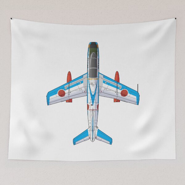 Item preview, JASDF T-1A "HATSUTAKA" Trainer Aircraft "50th Anniversary" HD 4C Illustration designed and sold by MIL-ART-JPN.