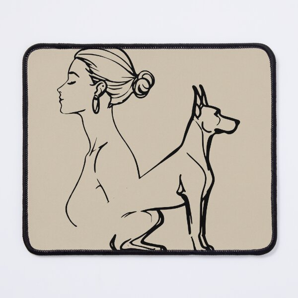 Item preview, One line Graceful Doberman  designed and sold by Tuczykson.