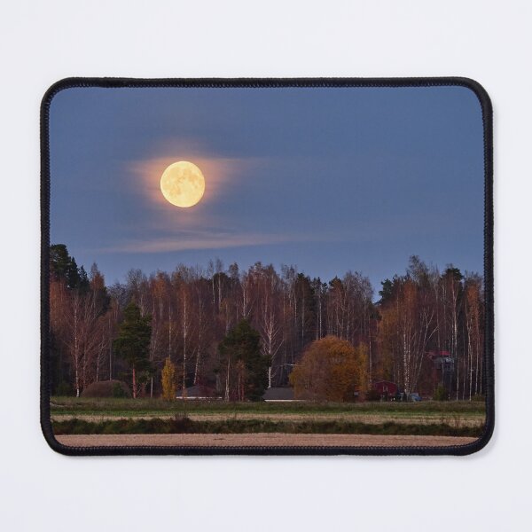 Item preview, Full moon over fields designed and sold by Jouko Lehto Photography.