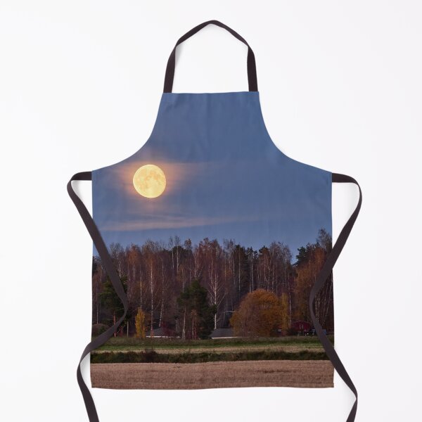 Item preview, Full moon over fields designed and sold by Jouko Lehto Photography.