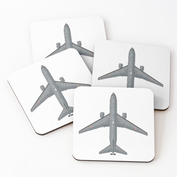 Item preview, JASDF KC-46 "Pegasus"  tanker and transport aircraft HD 4C Illustration designed and sold by MIL-ART-JPN.
