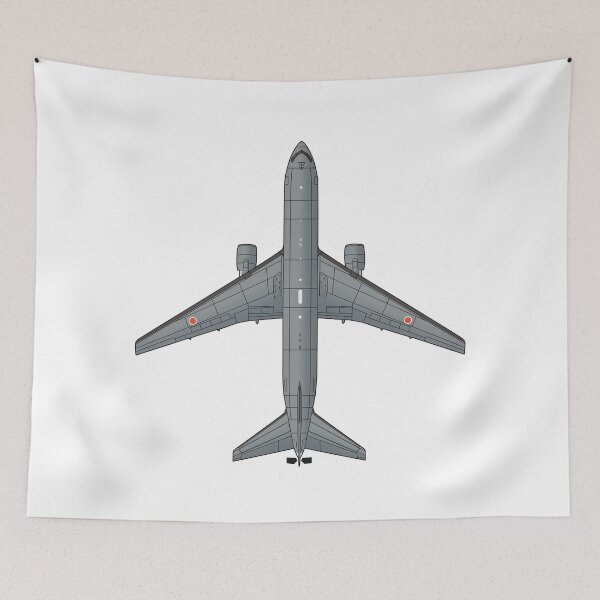 Item preview, JASDF KC-46 "Pegasus"  tanker and transport aircraft HD 4C Illustration designed and sold by MIL-ART-JPN.