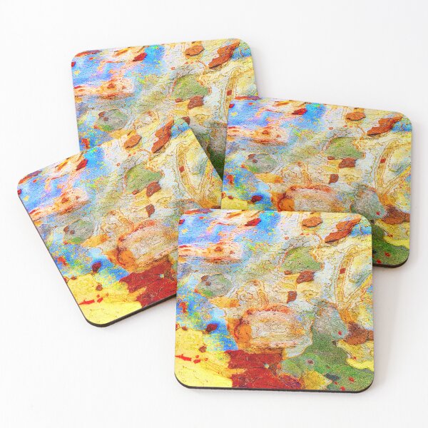 Item preview, abstract in blue green and yellow designed and sold by Tereza Pilar  Art.