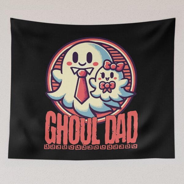 Item preview, Ghoul Dad Stylish Ghost Motif designed and sold by LuminOrb.