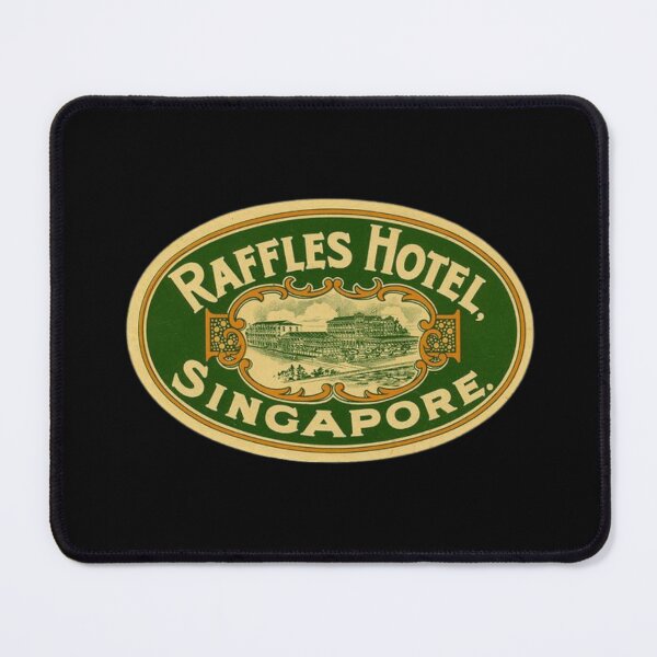 Item preview, Raffles Hotel (Singapore) Vintage Luggage Label designed and sold by FutureTraveller.