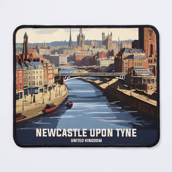 Item preview, Newcastle Upon Tyne United Kingdom Vintage Travel Tourism designed and sold by TravelersGems.