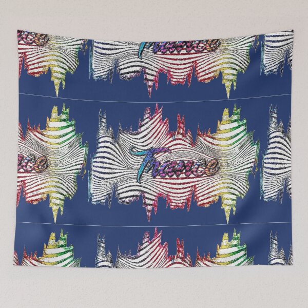 Item preview, Tranc - Abstract psychedelic retro style designed and sold by Hen-C-Art.