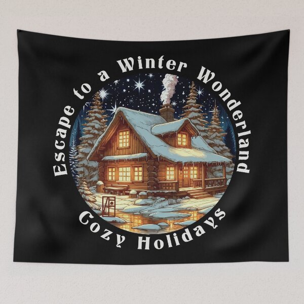 Item preview, Escape to a Winter Wonderland - Cozy Holidays - 1 designed and sold by ArtProjectShop.