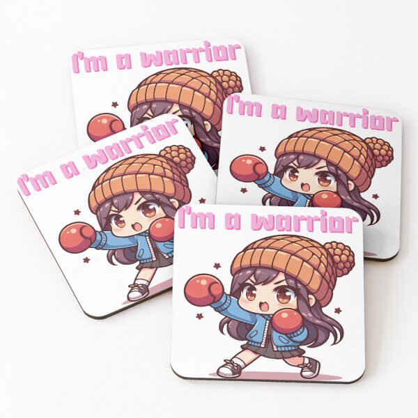 Item preview, i´m a warrior, Chibi Fighter with Boxing Gloves Artwork designed and sold by LWOI.