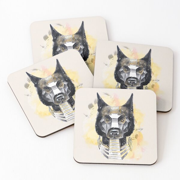 Item preview, Brutal futuristic dog with armor and spikes designed and sold by Makitsu Neko.