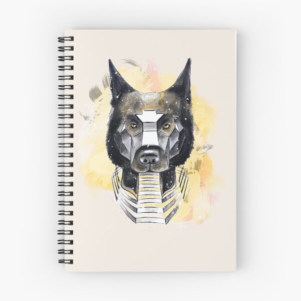 Item preview, Perro futurista brutal con armadura y púas. designed and sold by Makitsu Neko.