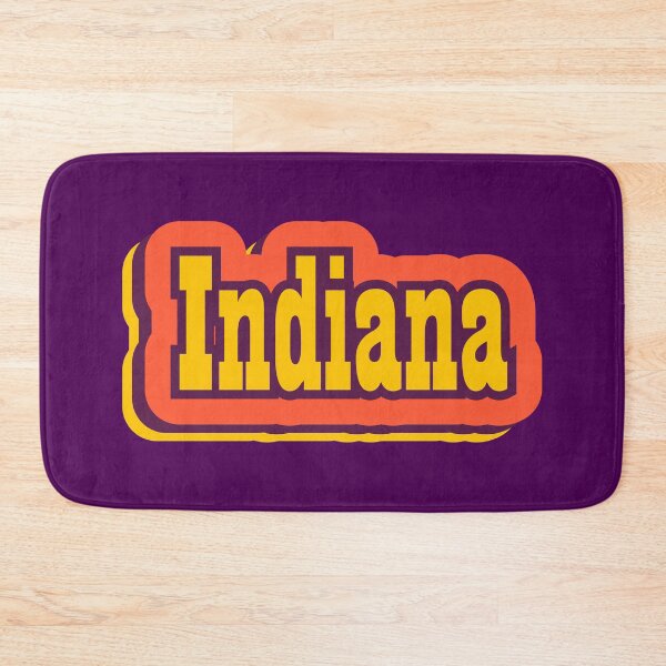 Item preview, Indiana State of America Retro Typography designed and sold by ArtNoveltee.