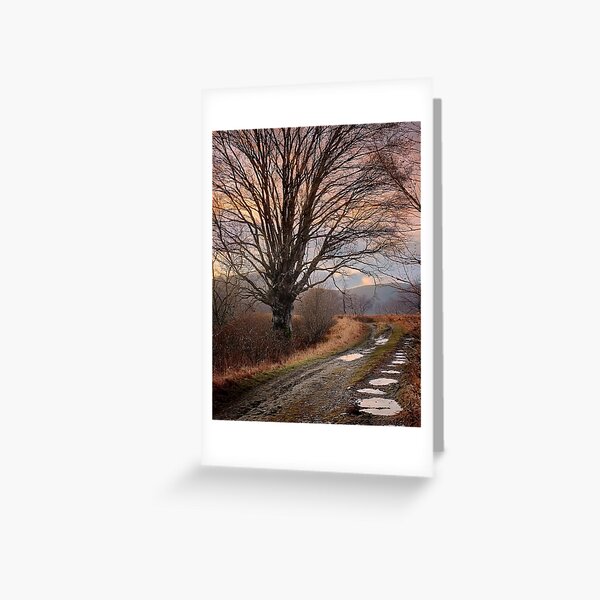 Item preview, Muddy Farm Road Tree designed and sold by Chowdershouter.