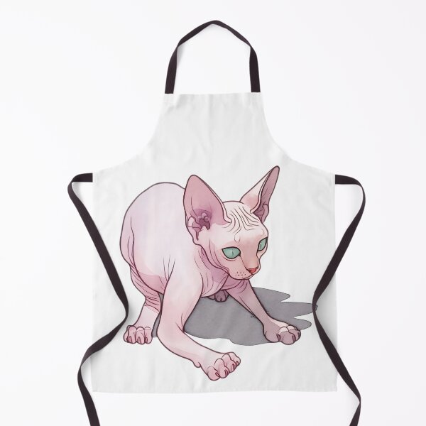 Item preview, A Sphynx cat illustration in watercolor captures the unique beauty  designed and sold by kojinho.