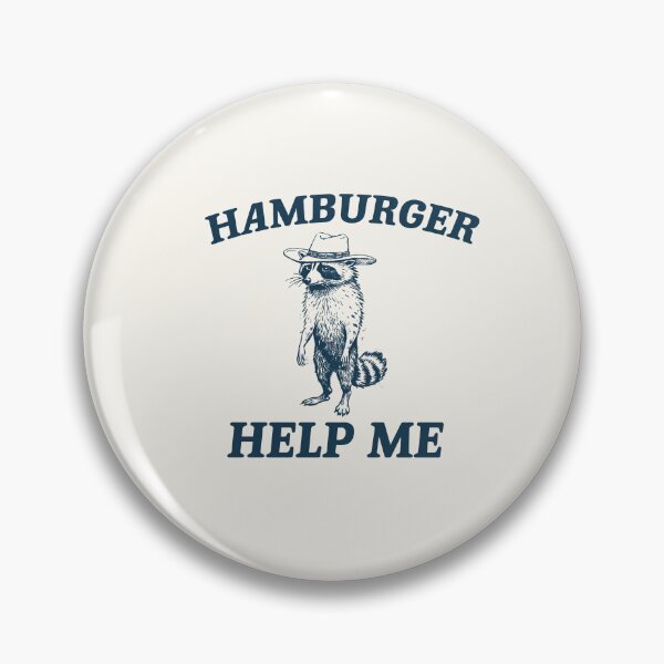 Artikelvorschau, Hamburger Help Me Vintage Style Shirt, Retro Cartoon T-Shirt, Seltsames T-Shirt, Meme T-Shirt, Trash Panda entworfen und verkauft von samidsou.