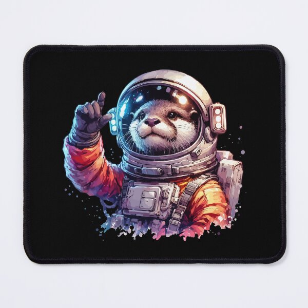 Item preview, Funny Otter Astronaut Suit Space Watercolor designed and sold by TomFrontierArt.