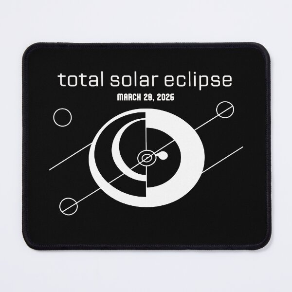 Item preview, Total Solar Eclipse 2025 cute and funny, abstract design.  designed and sold by Martisja.