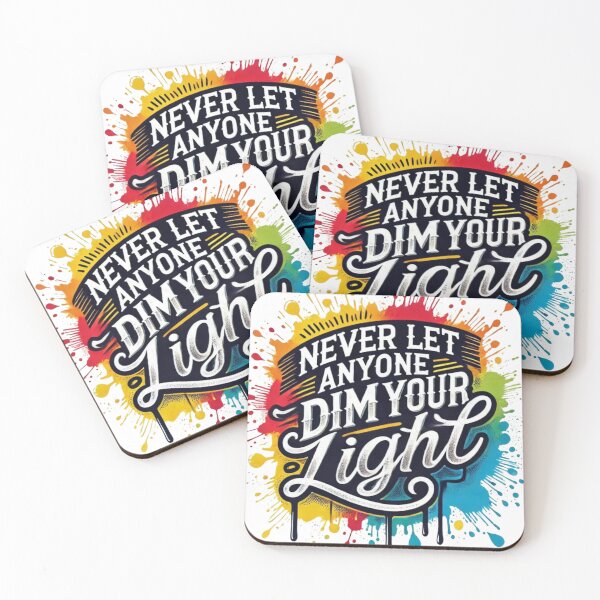Item preview, Never Let Anyone Dim Your Light: A Motivational Quote designed and sold by gokhanuzen.