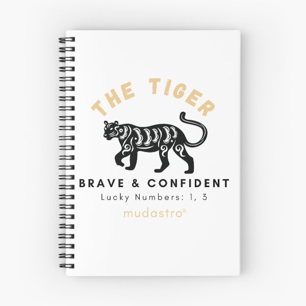 Item preview, The Tiger-Chinese Astrology Lucky Numbers Art designed and sold by Mudastro Astrology.