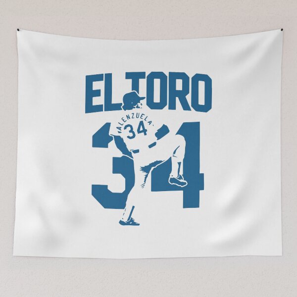 Item preview, RIP Fernando Valenzuela, Fernando Valenzuela 34 Memorial, Fernando El Toro designed and sold by Hoahip.