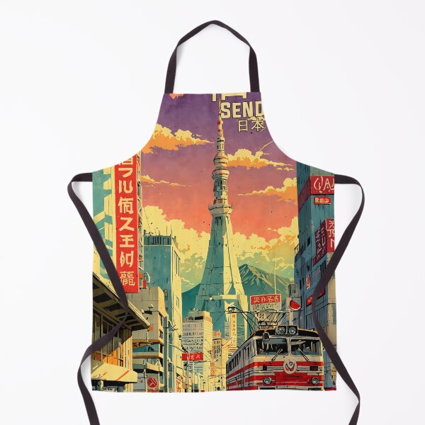 Item preview, Sendai Japan Retro Anime 80s Vintage Travel designed and sold by Retro-Anime9.