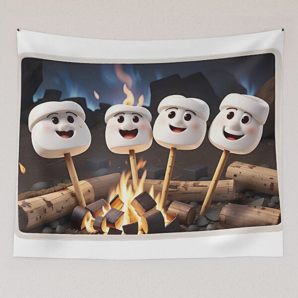 Item preview, Campfire Marshmallow Trio designed and sold by FluffyPeels.
