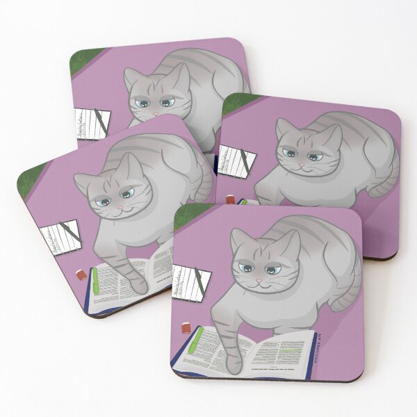 Item preview, Cat studying designed and sold by nnnicolez.