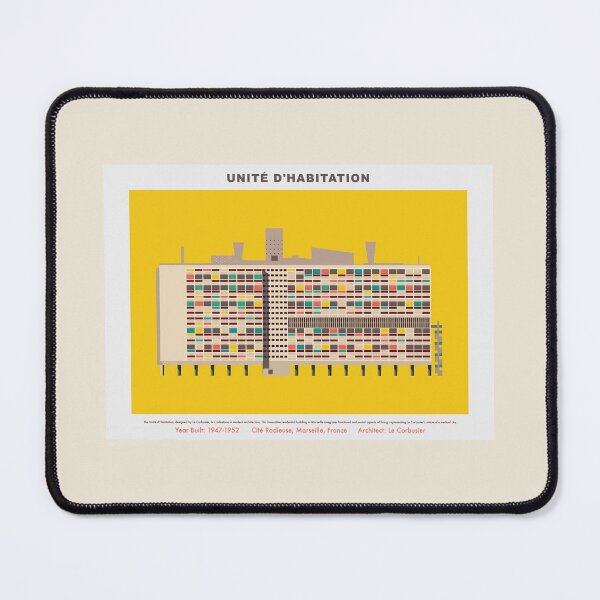 Item preview, Unité d'Habitation: Minimal Silhouette Tribute to an Architectural Legend designed and sold by Boogosh.