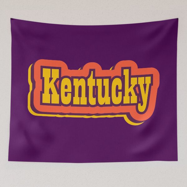 Artikelvorschau, Retro-Typografie des Staates Kentucky entworfen und verkauft von ArtNoveltee.