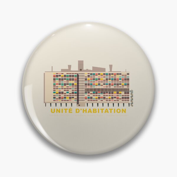 Item preview, Unité d'Habitation: Minimal Silhouette Tribute to an Architectural Legend designed and sold by Boogosh.