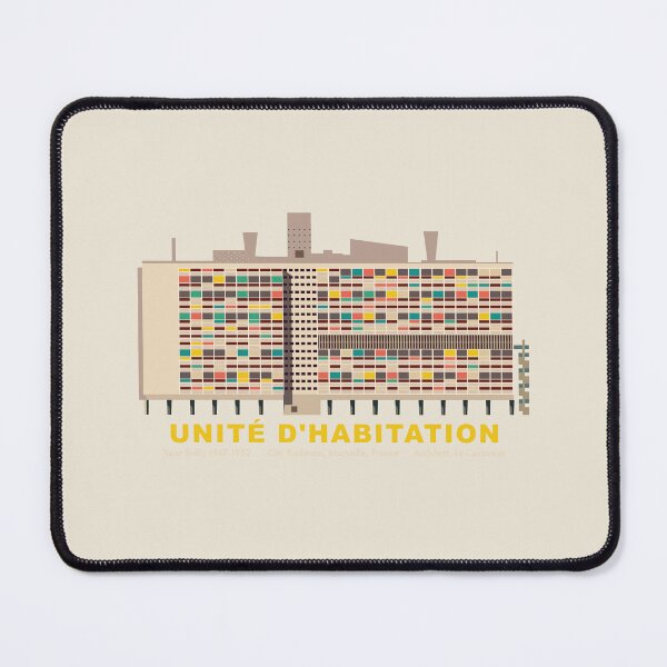 Item preview, Unité d'Habitation: Minimal Silhouette Tribute to an Architectural Legend designed and sold by Boogosh.