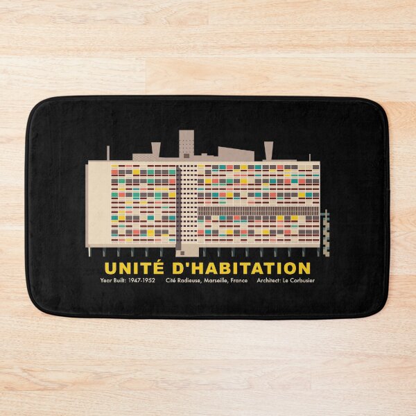 Item preview, Unité d'Habitation: Minimal Silhouette Tribute to an Architectural Legend designed and sold by Boogosh.