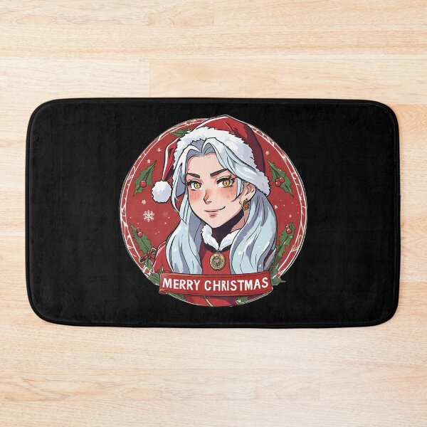 Item preview, Merry Christmas wishes white-haired girl - anime, fantasy style designed and sold by DONandEK.