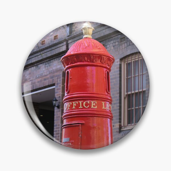 Item preview, The Old Red Post Box designed and sold by Cissa King Photography.