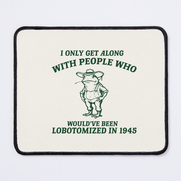 Item preview, Lobotomy Vintage Style Shirt, Funny Mental Health Frog Shirt, Meme T Shirt, Dark Humor T Shirt, Lobotomy Frog designed and sold by samidsou.