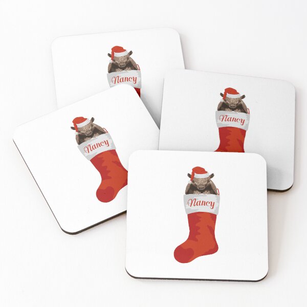 Item preview, Christmas stocking - armadillo - personalised - Nancy designed and sold by GeoCreate.