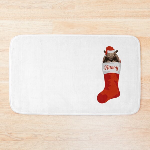 Item preview, Christmas stocking - armadillo - personalised - Nancy designed and sold by GeoCreate.