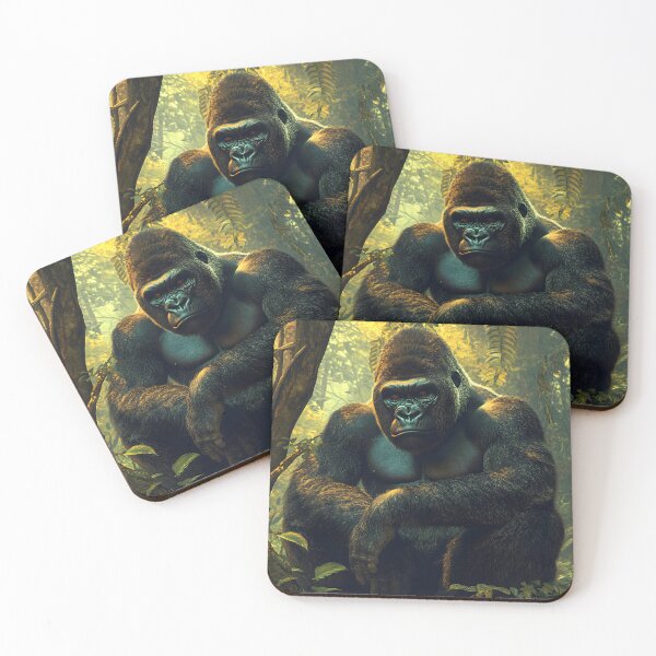 Item preview, Gorilla in the African jungle - Wildlife photo designed and sold by TheArtistOf2022.
