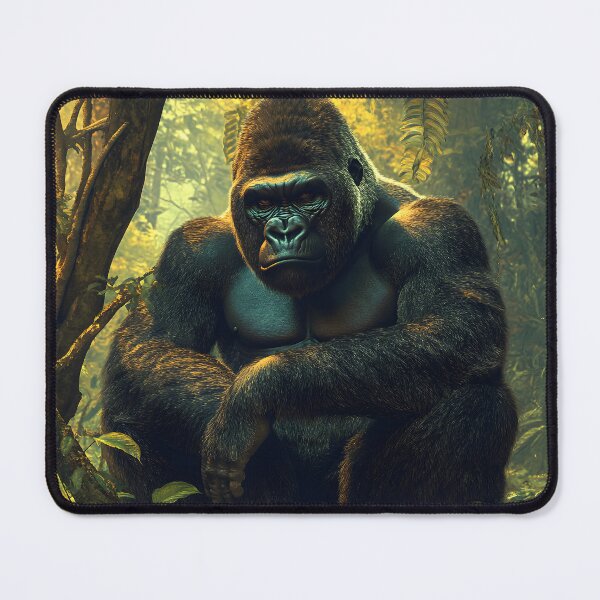 Item preview, Gorilla in the African jungle - Wildlife photo designed and sold by TheArtistOf2022.