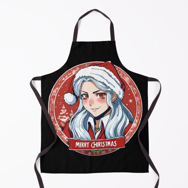 Item preview, Merry Christmas wishes white-haired girl - anime, fantasy style designed and sold by DONandEK.